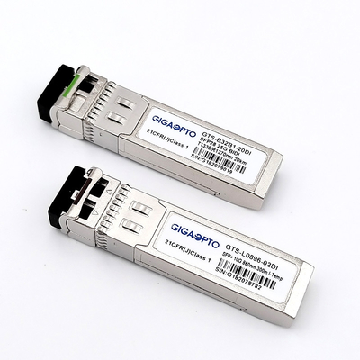 Transceptor óptico SFP+ de 10 Gbps con conector SFP+ a una distancia de 10 km