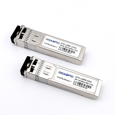 Transceptor óptico SFP+ de 3 años VCSEL/FP/DFB/EML 850nm/1310nm/1550nm