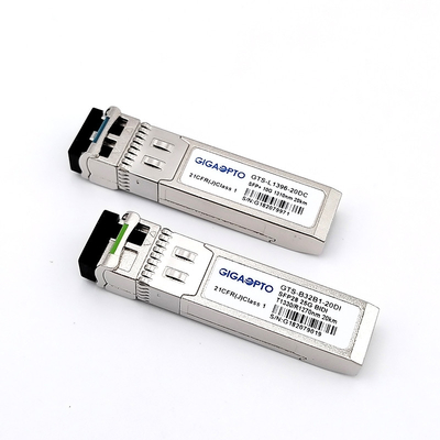 Transceptor óptico 10G SFP+ con receptor PIN/APD Consumo de energía de 1,5 W