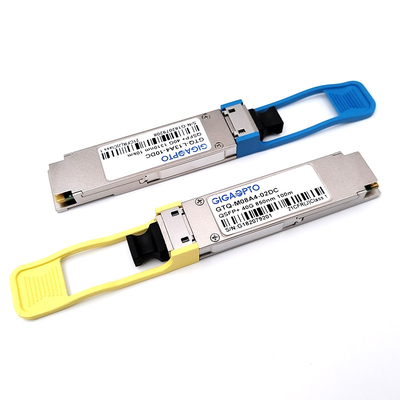 Tasa de transmisión de datos de 40G 1.5W Consumo de energía Cable MMF DEM-QX01Q-SR4