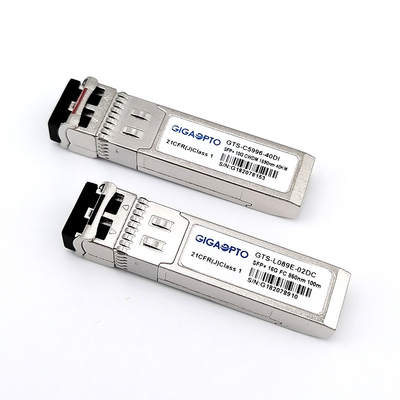 Conector LC SFP de canal de fibra con 100000 horas MTBF y 25 g de peso